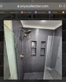 an image of a walk in shower that is on the webpage for onlycollection com