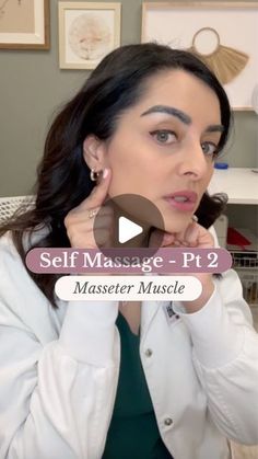 Jaw Massage Trigger Points, How To Relieve Jaw Tension, Jaw Popping Remedies, Tmj Massage Techniques, Masseter Muscle Massage, Jaw Tension Relief, Tmd Relief, Dry Nose Skin, Tmj Relief Remedies