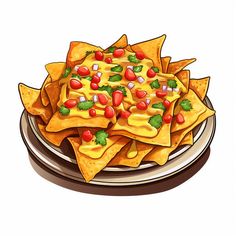 Nachos Clipart in Chiaroscuro Art Style: HD Vector & 4K Nachos Clipart, Nice Tattoos, Chiaroscuro Art, Digital Banners, 3d Printed Objects, Large Format Printing, Digital Planning, Print Advertising, Chiaroscuro