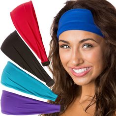 Brand New In Original Packaging! See Seller Bundle Discount Below. The More You Bundle, The More You Save! Feel Free To Make An Offer! Hipsy 5-Pack Adjustable Wide Spandex Xflex Basic Bold Fashion Sport Workout Headbands For Women, Girl And Teens This 5-Pack Includes One Of Each Of The Following Colors: Purple, Teal, Black, Red, And Royal Blue Hipsy Xflex Hair Bands Are Unisex Spandex Headbands That Are Stretchy, Expandable From 1"-5" Tall As Well As Adjustable. Soft And Comfortable, These Sweat Workout Headbands, Leopard Print Headband, Rainbow Headband, Tortoise Hair, Purple Leopard Print, Straight Ponytail, Vintage Hair Combs, Workout Headband, Stretch Headband