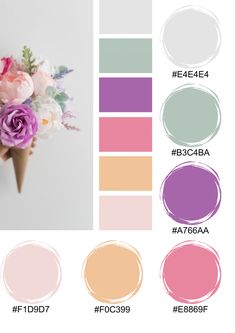 the color scheme for this wedding bouquet