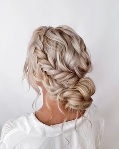 Braids Boho, Bridesmaid Stuff, Bridemaids Hairstyles, Side Braids, Cute Prom Hairstyles, Hair Tricks, Boho Hairstyle, Prom Hairstyle, Wedding Hair Up