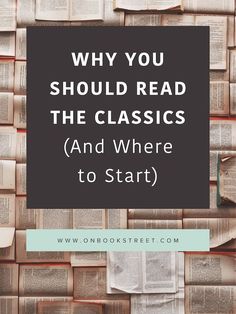 books stacked on top of each other with the words why you should read the basics and where to start