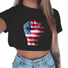 USA Hand 😉 with 3 defrent colors . high quality material and free shipping 🚀🚀 and fast delivery 🚚   order now on https://queensdresses.com😉 Print Style, Casual Party, Fashion Prints, Independence Day, Large Size