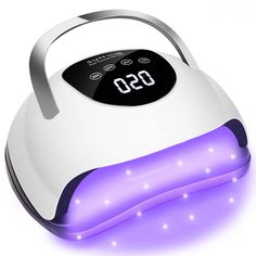 PRICES MAY VARY. [High Power UV Nail Lamp] UV gel nail lamp adopts advanced dual light beads technology to simulate uv sunlight to cure all kinds of nail gels.A whopping 220 watts of power offers 80% faster curing speeds than lower wattage UV nail lamp.57 UV+LED lights are scattered evenly on the top and sides of the lamp.Enjoy ideal professional salon nail art easily and freely at home.Tips:For Better Customer Experience, we have Lengthened the Cord, which will be Easier to use. [4 Timing Setti Gel Nail Light, Fast Nail, Uv Nail Lamp, Led Nail Lamp, Uv Nails, Nail Dryer, Nail Lamp, Dry Nails, Uv Gel Nails