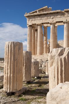 the ruins of an ancient greek temple