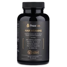 Unlock the secrets to thicker, longer hair with the right vitamins. Learn which vitamins are best for hair growth and thickness for women and start seeing results. Thicker Longer Hair, Vitamins For Hair, Thicker Stronger Hair, Prevent Hair Fall, Hair Growth Secrets, Vitamins For Hair Growth, Longer Hair, Hair Control, Hair Vitamins