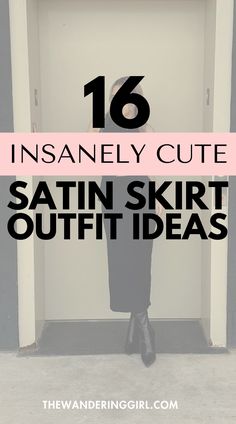 Discover new ways on how to style satin skirts with my guide filled with 16+ classy satin skirt outfit looks, a must-have wardrobe essential! Whether you want to wear black satin skirts, white satin skirts, long satin skirts, silk skirts, cream satin skirts, brown satin skirts, satin maxi skirt, formal satin skirts, or casual satin skirts, mid satin skirt outfit, silk pencil skirt outfit, a line satin skirt outfit, I've got you covered! Silk Skirt Outfit Casual, Pencil Skirt Outfits Classy, White Satin Skirt, Long Satin Skirt, Skirts Satin, Satin Skirts, Black Satin Skirt, Satin Skirt Outfit