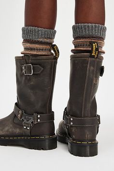 Fur Doc Martens, 2025 Mindset, Doc Martens Jadon, Kanken Bag, Black Buckle Boots, Boots Mid Calf, Metal Plates