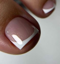 French Toes With Design, Pedicure French Tip Designs, French Toe Nail Designs, Pedicure French, Toenail Care, White Tip Acrylic Nails, Nails Feet