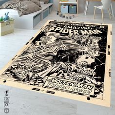 an image of a comic book cover on the floor