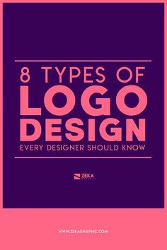 the 8 types of logo design every designer should know