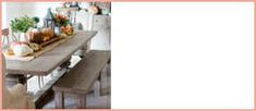 an image of a dining room table with flowers and pumpkins on the table top