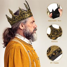 Related Hot Sale 1pc Gold King Crown Medieval King Costume Crowns for Boys King Crowns for Men US $9.36 1pc crown for men costume headdress King Crown Adult The Crown Crowns for US $9.21 30 PCS Aquarium Air Pump Airline Valve Air Fittings Aquarium Accessories US $18.27 5pcs Lobster Claw Clasps Necklace Clasp US $7.72 2 Pcs eyes care supplies Eyes Care Tool Vision Correction Pinhole Decorative US $7.16 1 pc Dining Spoons Sugar Spoons wood for stirring Wood Spoons Wood Mixing US $6.79 | Baby | | B King Triton Crown, Medieval King Costume, Crowns For Men, Gold King Crown, King Crowns, Medieval King, Cosplay Crown, Halloween Crown, King Triton