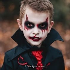 Vampire Makeup Kids Boys, Vampire Make Up For Kids, Boys Halloween Makeup Kids, Vampire Face Paint For Men, Bat Halloween Makeup Kids, Vampire Eye Makeup Halloween, Vampire Makeup For Boys, Boys Vampire Makeup, Halloween Ideas Boys