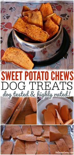 sweet potato chews are the perfect treat for dogs and their owners to enjoy them