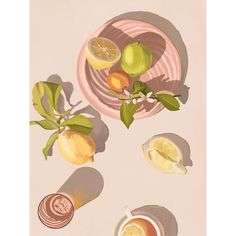 Citron Poster Print - Urban Road-VARPDXUR1807 Image 1 Foto Muro Collage, Box Frame Art, White Box Frame, Pink Backdrop, Urban Road, House Aesthetic, Muted Pink, Green Shades, Fresh Summer