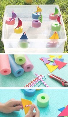 Construction Paper, School Holidays, Preschool Learning, Summer Crafts, Crafts Ideas, Toddler Crafts, Craft Activities, Preschool Crafts, Summer Activities