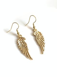 Hand Made earring, Gold filled hook Gold filled charm Wings Jewelry, Mustard Seed Jewelry, Wing Jewelry, Angel Wing Earrings, Earring Gold, Sparkle Earrings, Wing Earrings, Jewelry Lookbook, Flower Jewelry