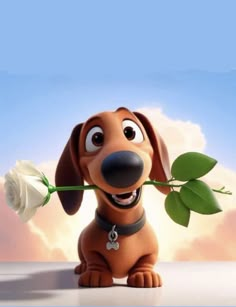 the secret life of pets is shown in this animated scene from disney's dogs