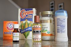 the ingredients for baking are sitting on the counter