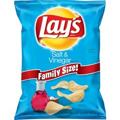 lays salt and vinegar family size potato chips