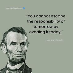 abraham lincoln quote on the image