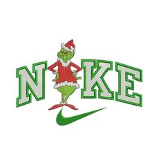 Nike Grinch Santa – Embrobuy Grinch Embroidery, Nike Embroidery, Grinch Santa, Baby Grinch, Christmas Homescreen, Nike Max, Baby Lock, Nike Wallpaper, Tshirt Ideas