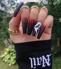 Ongles Goth, Scary Nails, Horror Nails