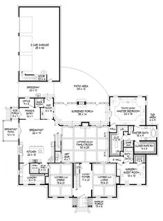 the floor plan for this house