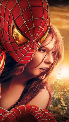 the amazing spider - man movie poster with an image of a woman's face