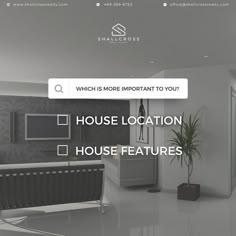 the homepage is designed to look like it has been built in an open floor plan