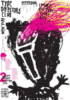 a poster with pink and black paint on it's face, in the shape of a motorcycle helmet