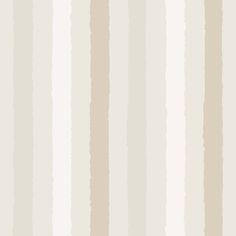 a beige and white striped wallpaper with vertical stripes