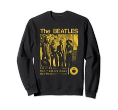 the beatles t - shirt that says, let's let me down get back