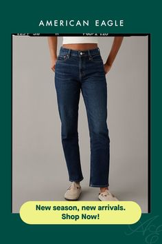 Stretch/Mid-weight structured denim with just enough stretch for everyday comfort/True jean-like fabric that holds its shape/Dark wash Jeans For Short Curvy Women, Jeans For Short, Short Curvy, True Jeans, Curvy Shorts, Best Jeans, Ankle Jeans, Cropped Jeans, Straight Jeans