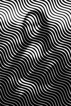 an abstract black and white background with wavy lines