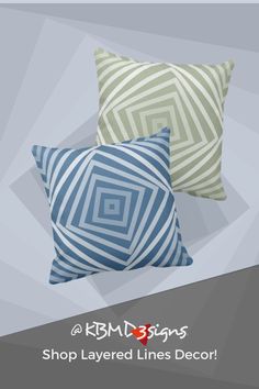 The elegant blue and grey pillows show a spiral box pattern. If the color fails to work with your existing accent color or planned home decor, then color it yourway by modifying the fill color. Spiral Pattern, Home Decor Color, Pillow Pattern