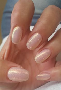 Milky Nails, Shellac Nails, Nail Jewelry, Manicure Y Pedicure, Glitter Gel, Classy Nails, Dream Nails, Pretty Acrylic Nails