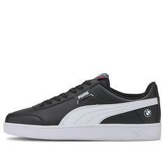 Black Puma Logo Skate Shoes For Streetwear, Black Puma Skate Shoes For Streetwear, Black Skate Shoes With Puma Logo, Modern Black Puma Sneakers, Modern Black Sneakers With Puma Logo, Black Sporty Puma Logo Skate Shoes, Black Sporty Skate Shoes With Puma Logo, Black Puma Skate Shoes For Sports, Motorsport