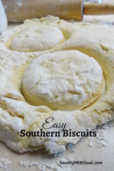 homemade southern style sourdoughs are ready to be baked