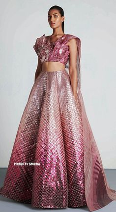 Amit Agarwal Designer Lehenga, Sangeet Gown, Sangeet Dress, Dandiya Night, Wedding Matching Outfits, Indian Outfits Modern, Fabric Illustration, Amit Aggarwal