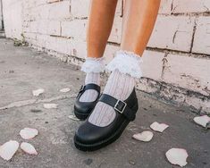 Black TUKskin™ Viva II Mary Jane Tuk Mary Janes, Swaggy Shoes, Grunge Shoes, Moodboard Fashion, Vegan Heels, Shoes And Socks, Brogues Style, Clothes Wishlist, Grunge Fairycore