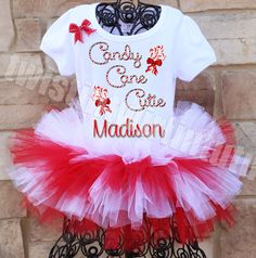 Christmas Tutu Outfit Candy Cane Cutie Christmas Tutu Outfit, Tutu Size Chart, Candy Cane Sleigh, Candy Cane Cutie, Tutu Ideas, Heat Press Shirts, Outfit Reference