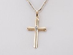 Gold Cross Pendant, Diamond Cross Pendants, Confirmation Gifts, Diamond Cross, Cross Jewelry, Gold Wedding Rings, Gold Cross, First Communion