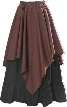 Ren Fair Layered Skirt, Medieval Skirt Sewing Pattern, Simple Ren Faire Outfit Plus Size, Renisance Fair Outfit, Ren Faire Skirt, Fantasy Skirt, Skirt Outfits Ideas, Victorian Fancy Dress, Bridesmaid Dresses Ideas