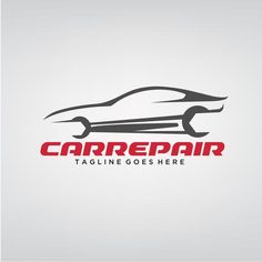 the car repair logo is shown here