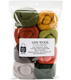 the wool company 100 % wool, assorted colors