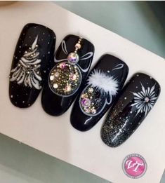 January Nails Winter, Judy Nails, Cowboy Nails, Shiny Nails Designs, Xmas Nail, Nail Art Designs Images, Winter Designs