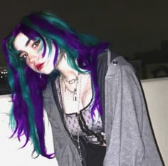 Jinx Blue Hair Dye, Punk Blue Hair, Face Claims Dyed Hair, Goth Blue Hair, Blue Hair Face Claim, Girl With Dark Blue Hair, Dark Blue Hair Aesthetic, Blue Hair Girl Aesthetic